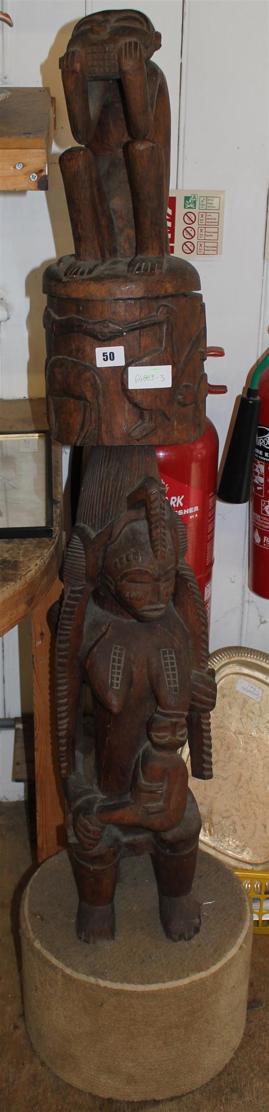 West African fertility statue